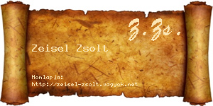 Zeisel Zsolt névjegykártya